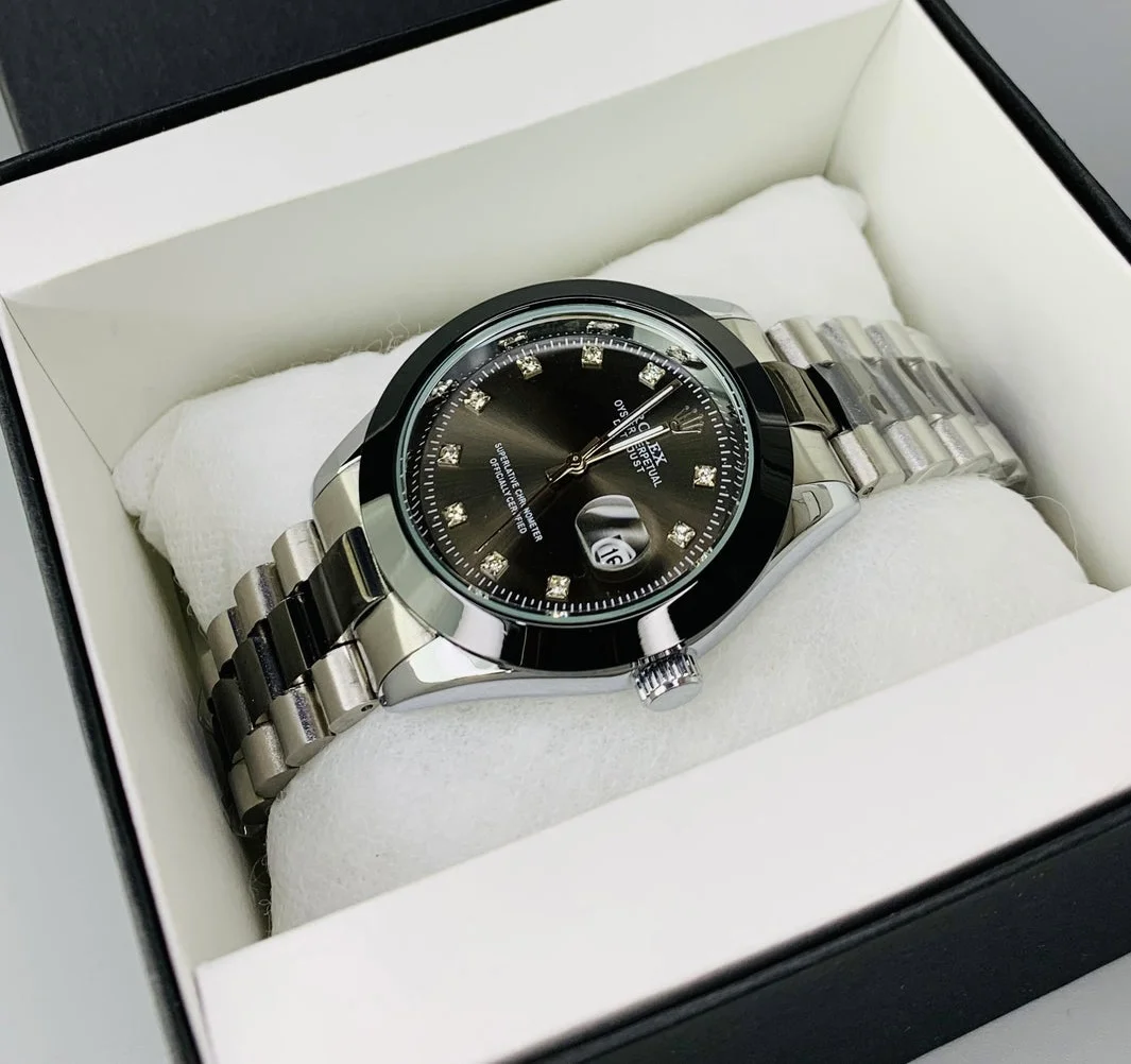 ⌚ Rolex Black Monarch Oyster Perpetual Datejust 🖤