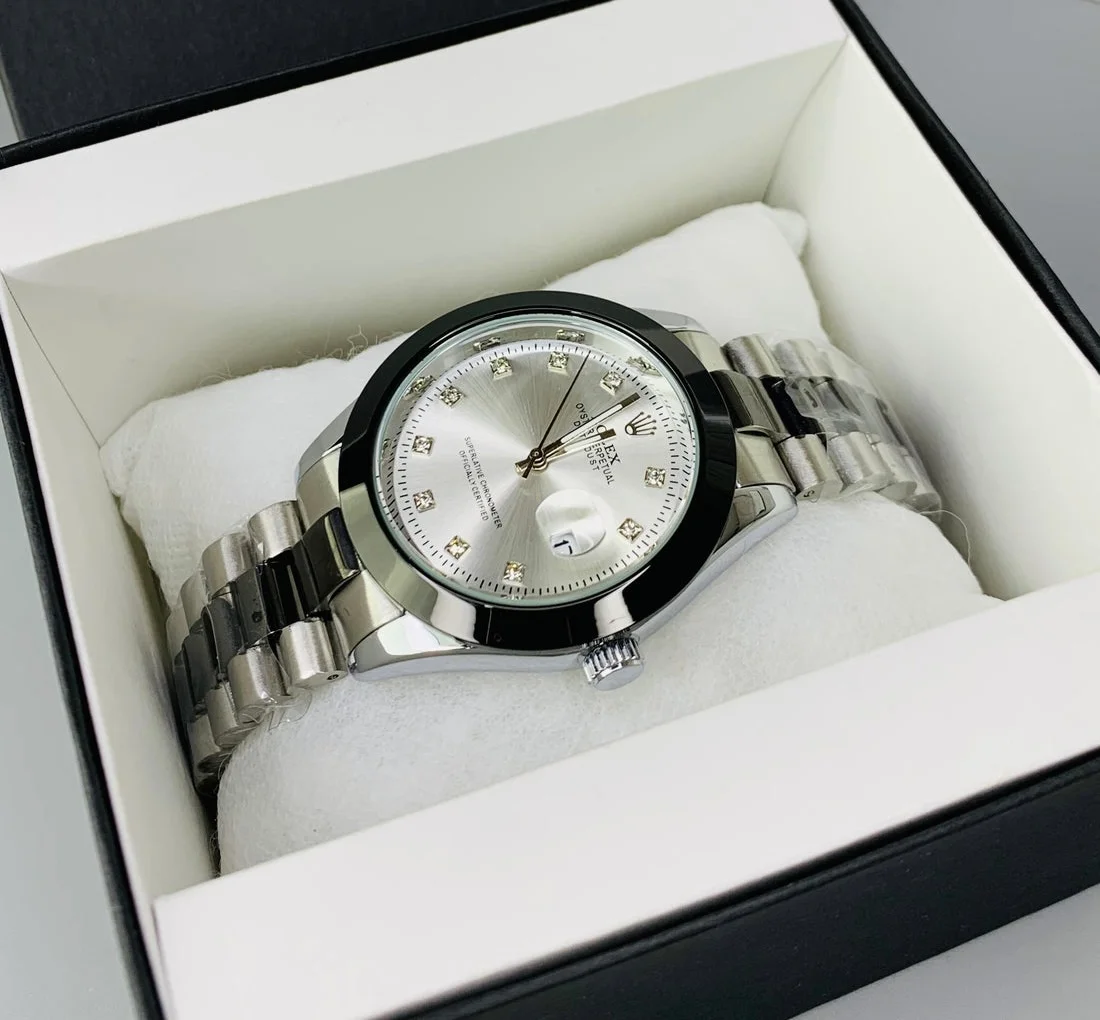 ✨ Rolex Elite Silver Ace ⌚